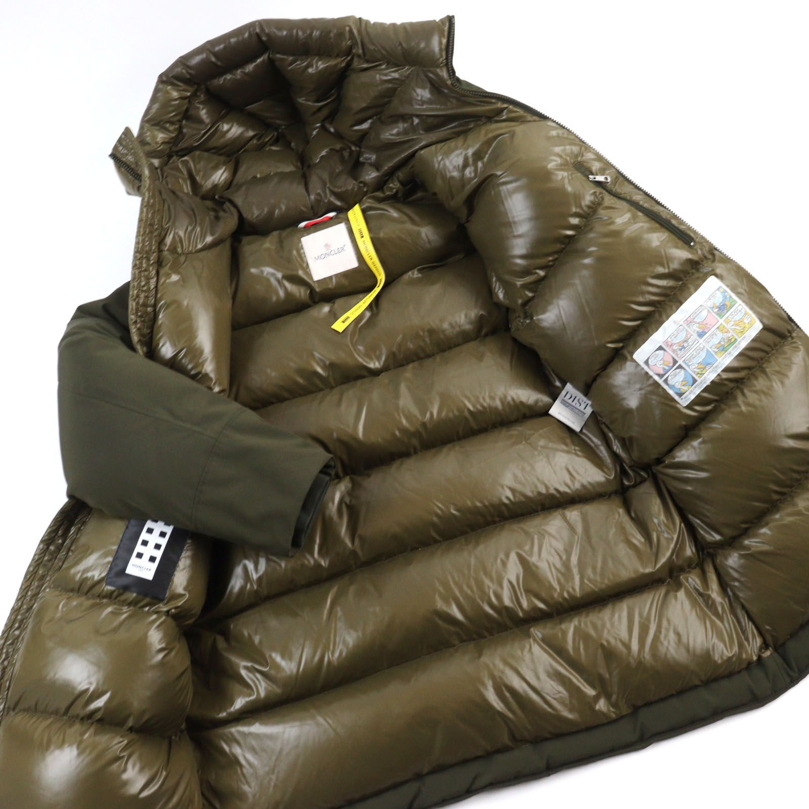 美品○MONCLER GENIUS 2 モンクレール ジーニアス 2 D20914234685 57843 CELAN ロゴワッペン トリコロール ダウンジャケット 3 メンズ 極美品○モンクレール ジーニアス 2 アンドワンダー 21AW KIYOSE ロゴ