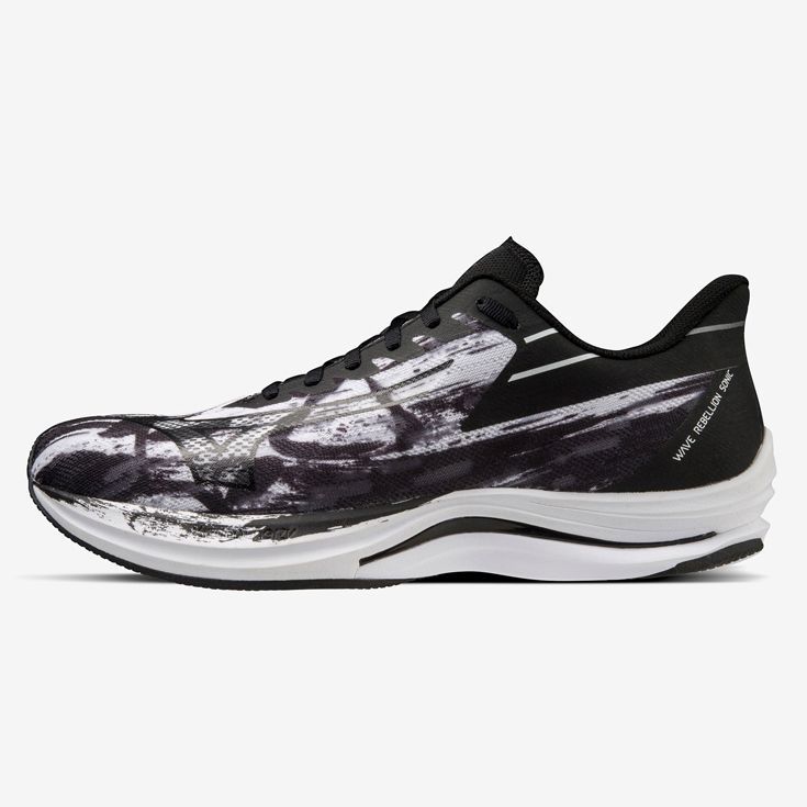 Mizuno ミズノ WAVE REBELLION SONIC ウエーブリベリオンソニック ランニングシューズ 靴 ユニセックス【j1gc239201】陸上・ランニング用品 24.5cm (01)ホワイト/ブラック