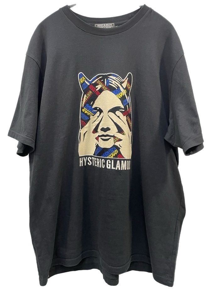 ヒステリックグラマー HYSTERIC GLAMOUR SEE NO EVIL刺繍 TEE