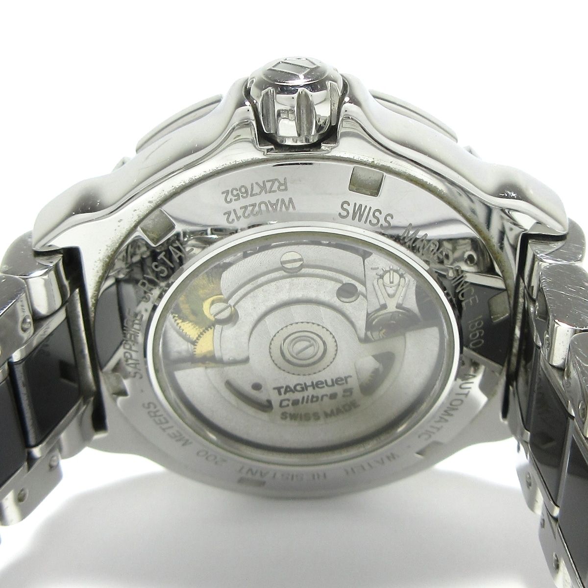 TAG Heuer(タグホイヤー) 腕時計 フォーミュラ1 WAU2212.BA0859 レディース  SS×セラミック/11Pダイヤインデックス/ダイヤベゼル/裏スケ 黒