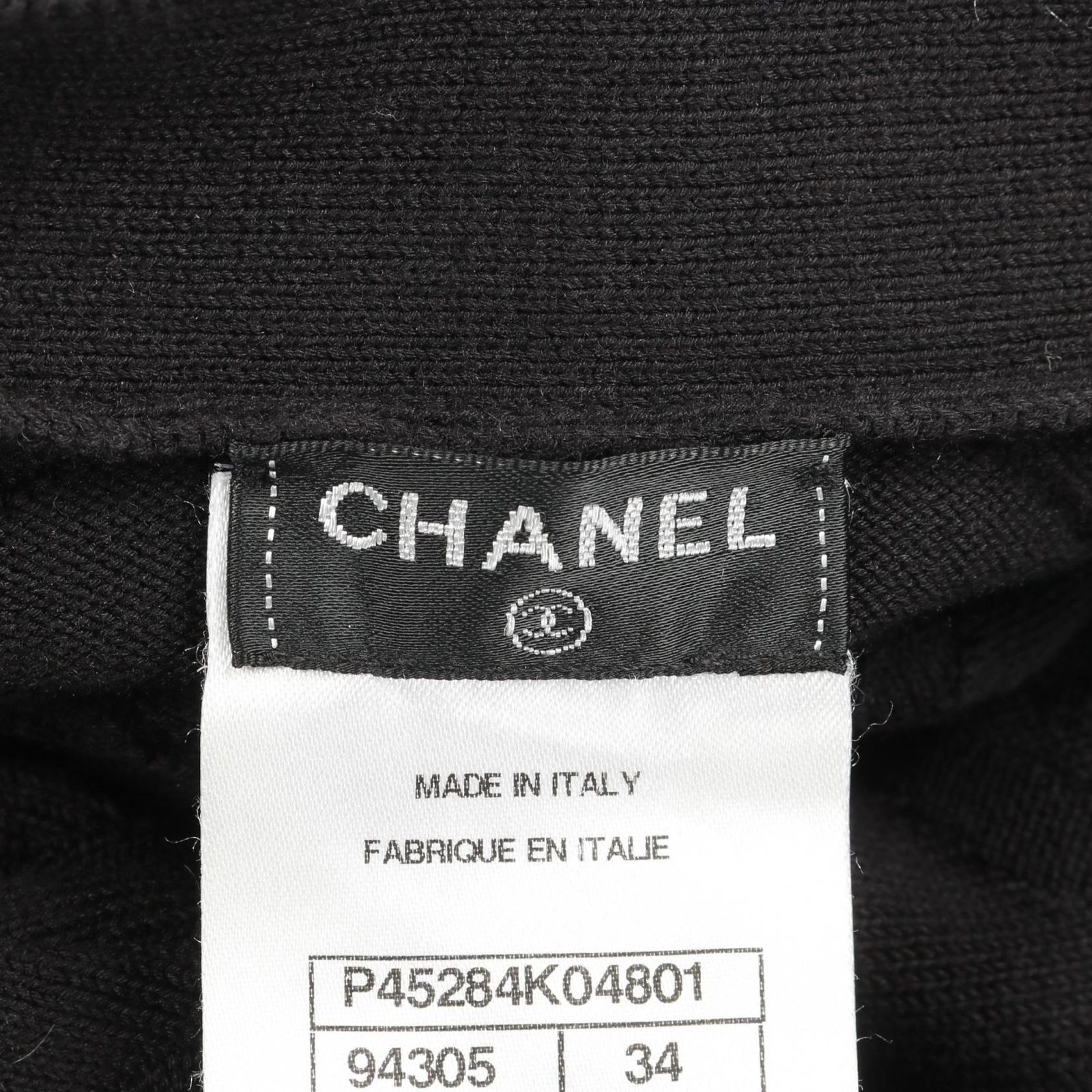 シャネル CHANEL ココマークボタン カーディガン コットン ブラック P45284K04801 レディース 中古 シャネル CHANEL カーディガン ココマークボタン P45284K04801