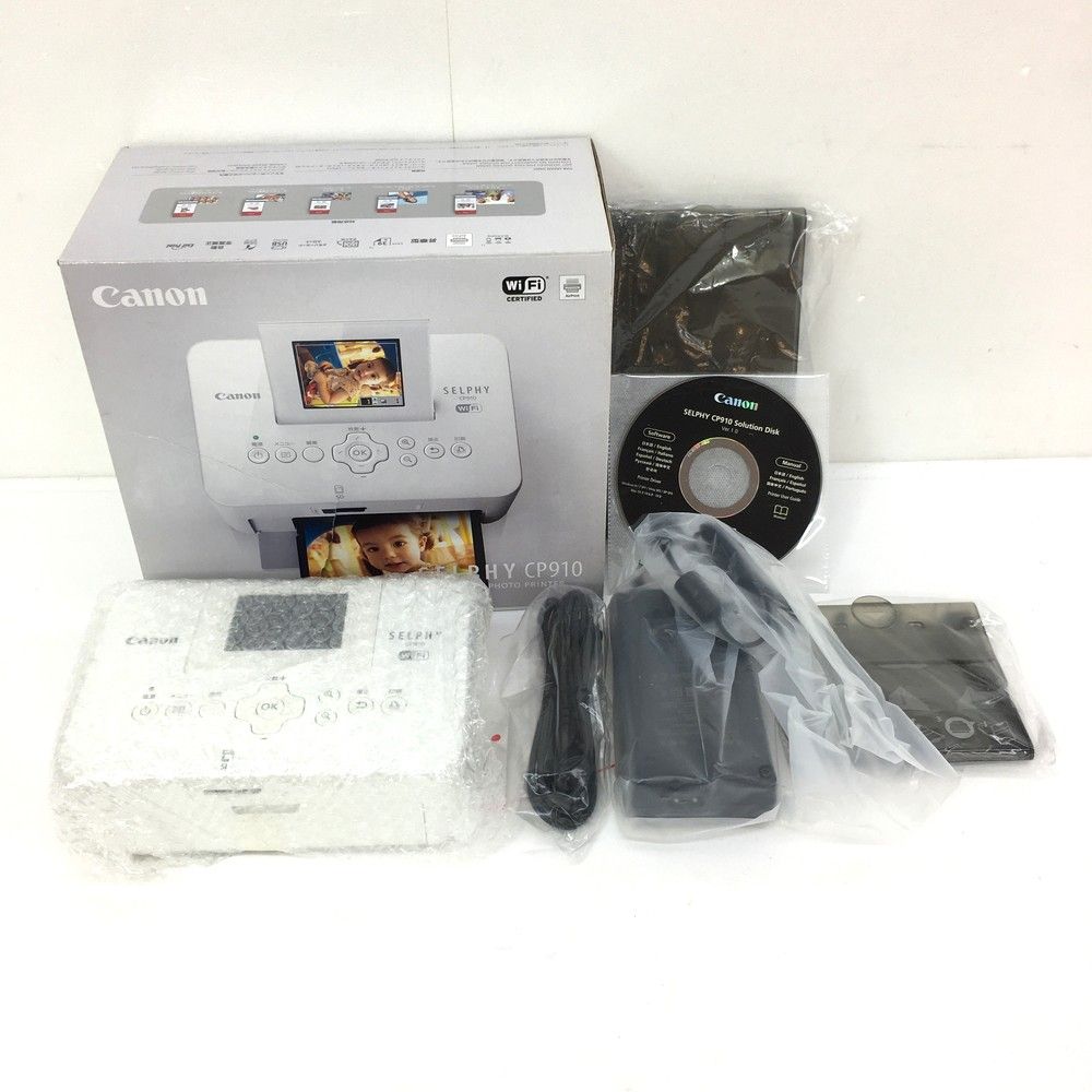 未使用品 Canon キヤノン CP910(WH) SELPHY CP910 ホワイト コンパクト 