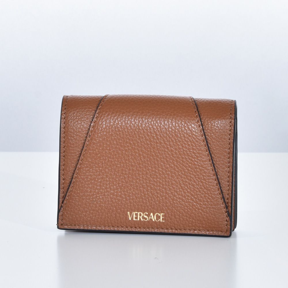 VERSACE ヴェルサーチ 財布 ブルー　青　メンズ　二つ折り ヴェルサーチェ Versace 財布 二つ折り財布 折りたたみ財布 小銭