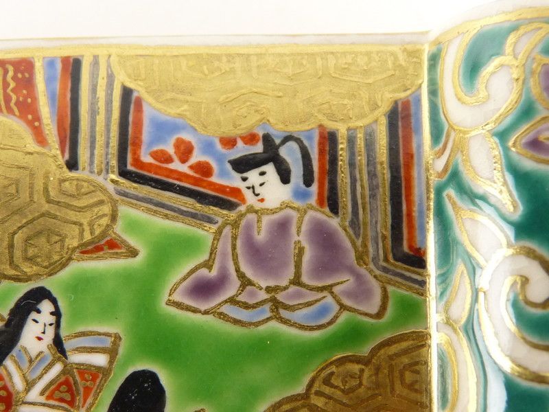 極希少美品 大正時代米国向け◆オールドノリタケ 金彩花柄 カップ&ソーサー 2客 極希少美品 大正時代米国向け◇オールドノリタケ 金彩花柄