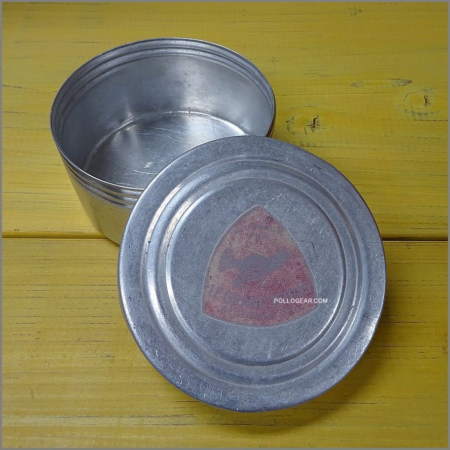 60’s LE GRAND TETRAS Vintage アルミ フードキャリー グランテトラ フードコンテナ シルバーラベル 水張り RARE ビンテージ 小サイズ φ104