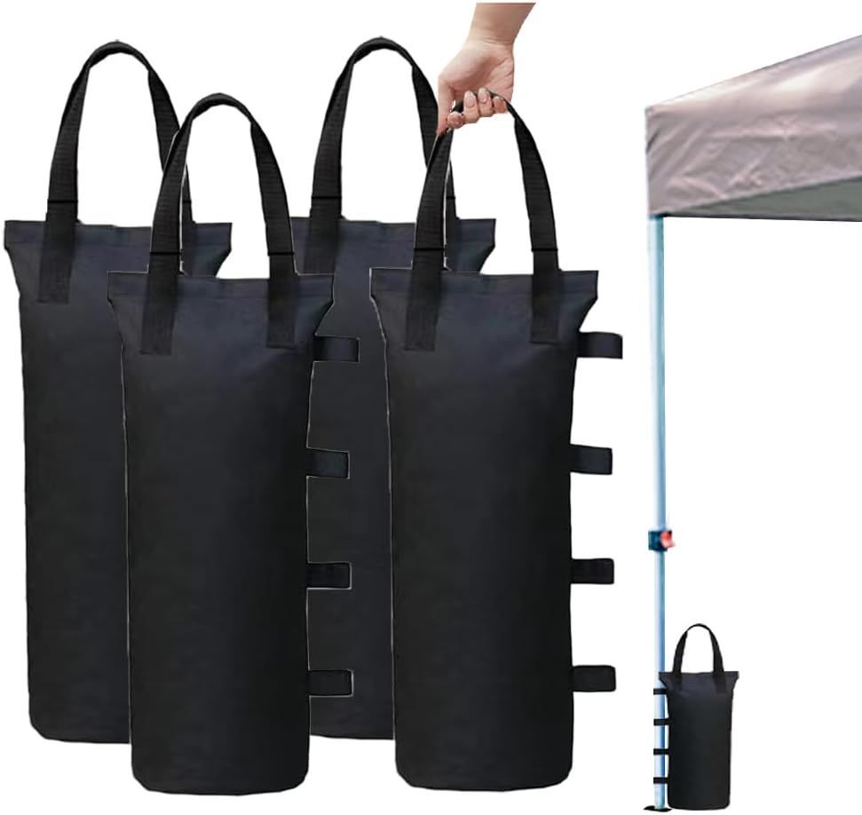 テントやタープ固定用 砂袋 ウエイト 4個入り 容量6L(砂10kg) テント ウエイト ウェイトバッグ 砂袋 マルチウェイト 重し 屋外
