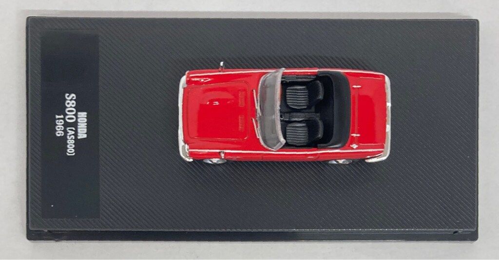 ミニカー HONDA S800 1966 TRIPLE9 1/18 ホンダ S800 1966 ソフトトップ オープン ホワイト