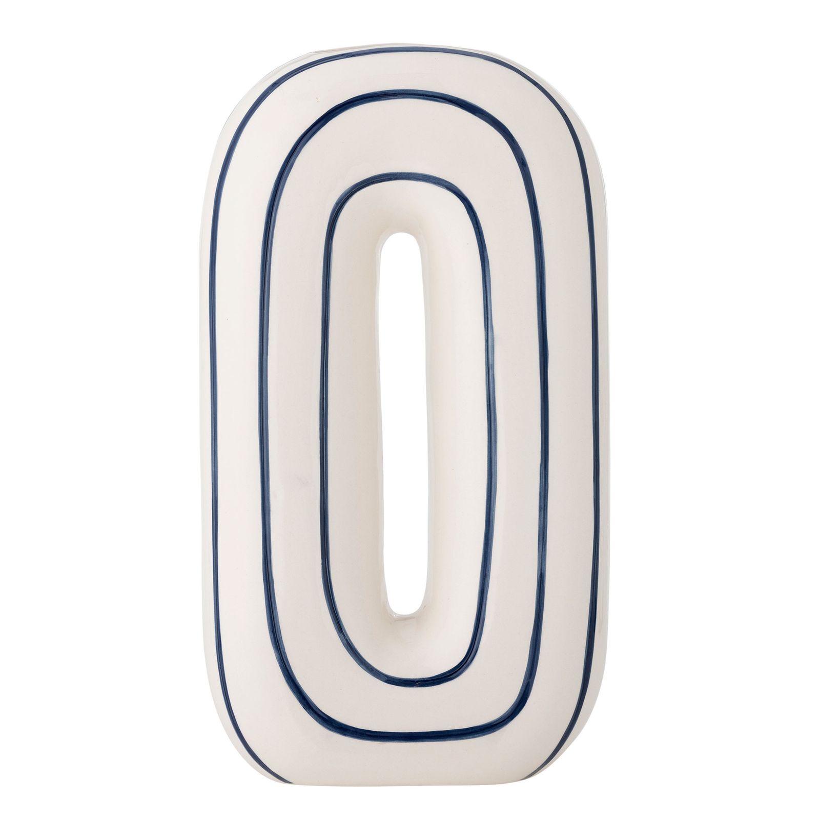 Bloomingville ブルーミングヴィル グラフィカルなラインデザインが施されたフラワーベース Mae Vase/15x82061848