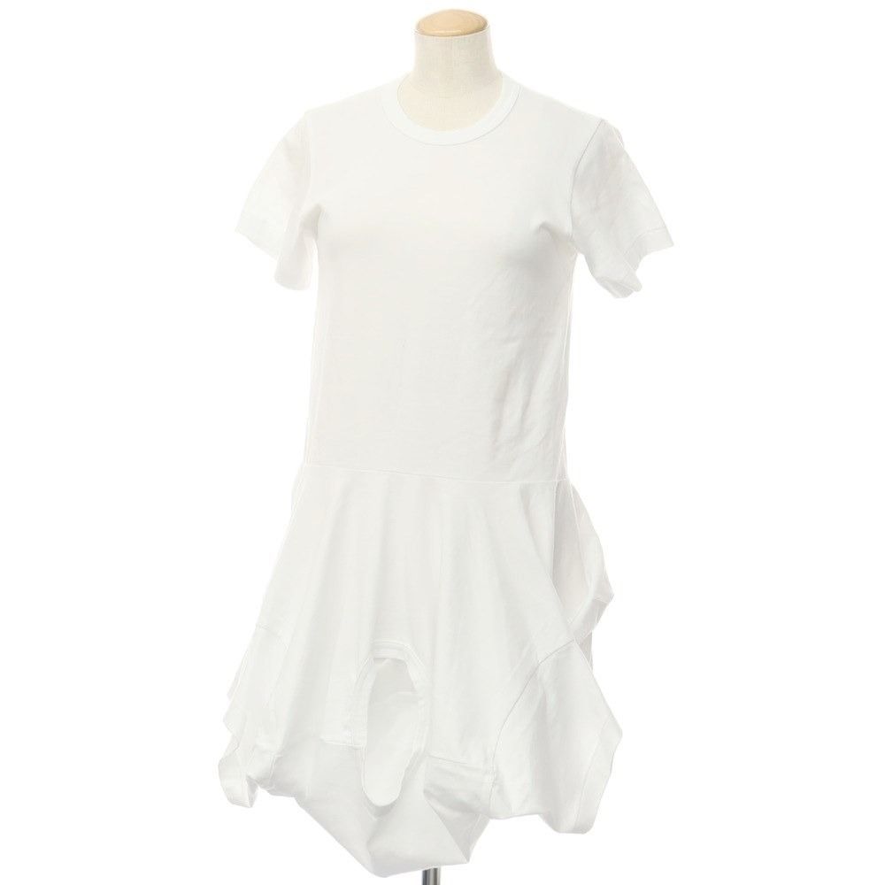 コムデギャルソン COMME des GARCONS 2025年春夏 変形 半袖Ｔシャツ ホワイト サイズXS レディース