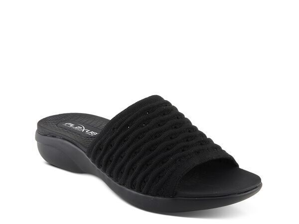 【送料無料】 フレクサス レディース サンダル シューズ Deondre Wedge Sandal Black