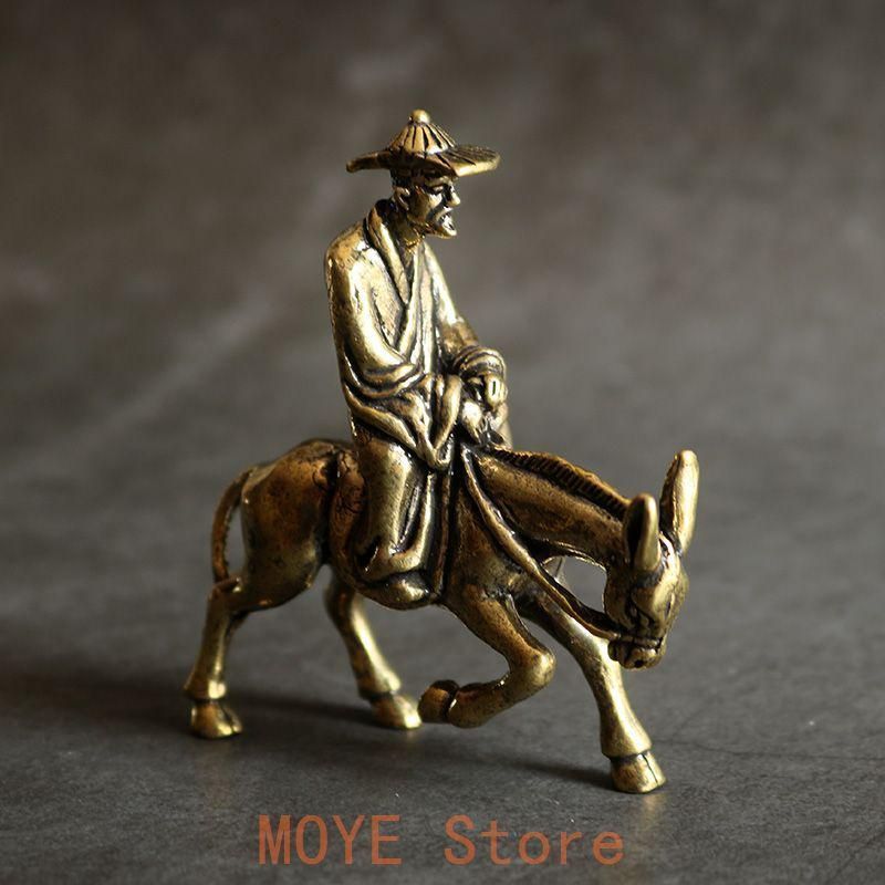 純銅製塔炉  細工 茶道具  工芸品 美術品 置物 銅 細工 茶道具 香道具 蓋置 置物 ろば乗り行者 銅製 - メルカリ