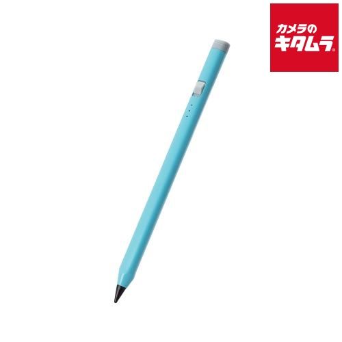 エレコム P-TPACAPEN02BU タッチペン|スタイラス|磁気吸着|USB-C充電|ブルー iPad用