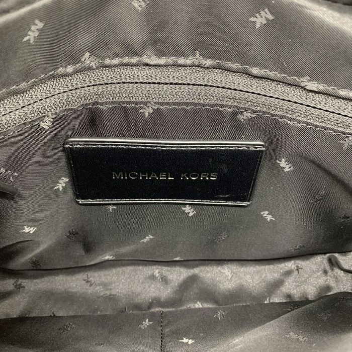 MICHAEL KORS マイケルコース PVCレザーロゴプリント ショルダーバッグ
