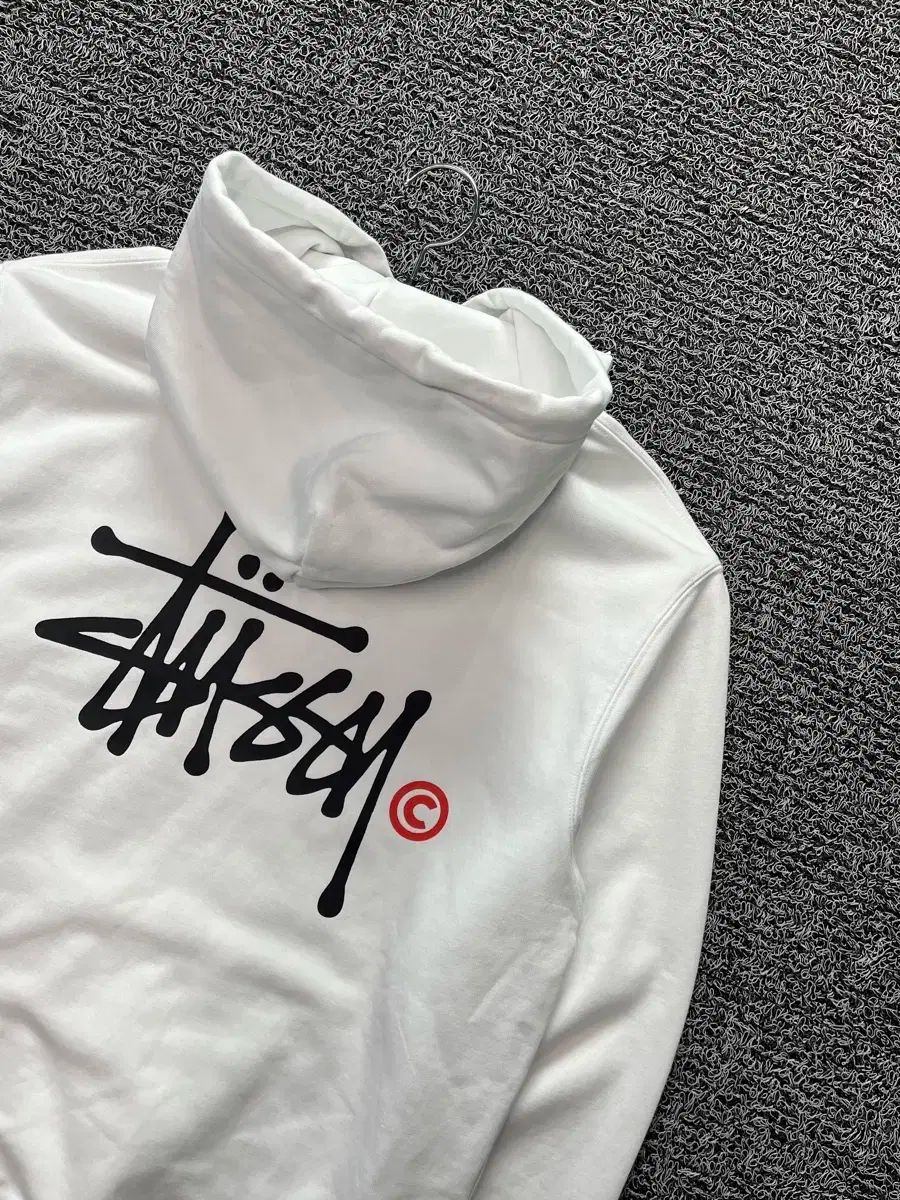 STUSSY ステューシー ベーシック ビッグロゴ オーバーサイズ フード Tシャツ
