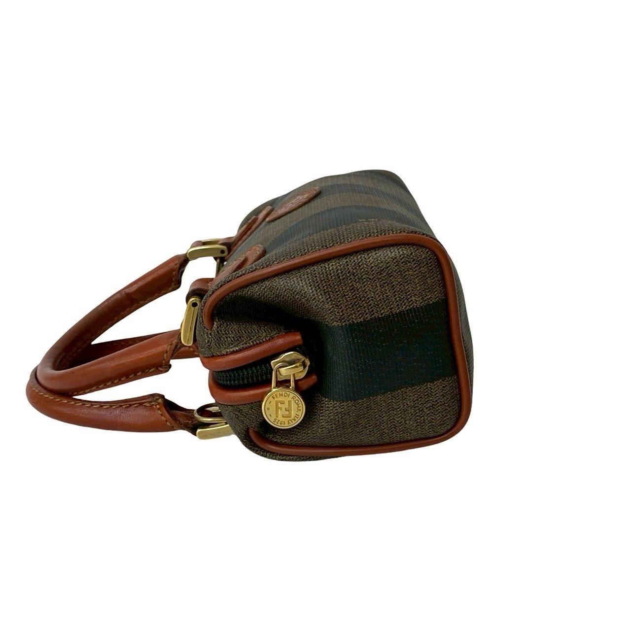 極 美品 FENDI フェンディ ヴィンテージ ペカン柄 FF ロゴ