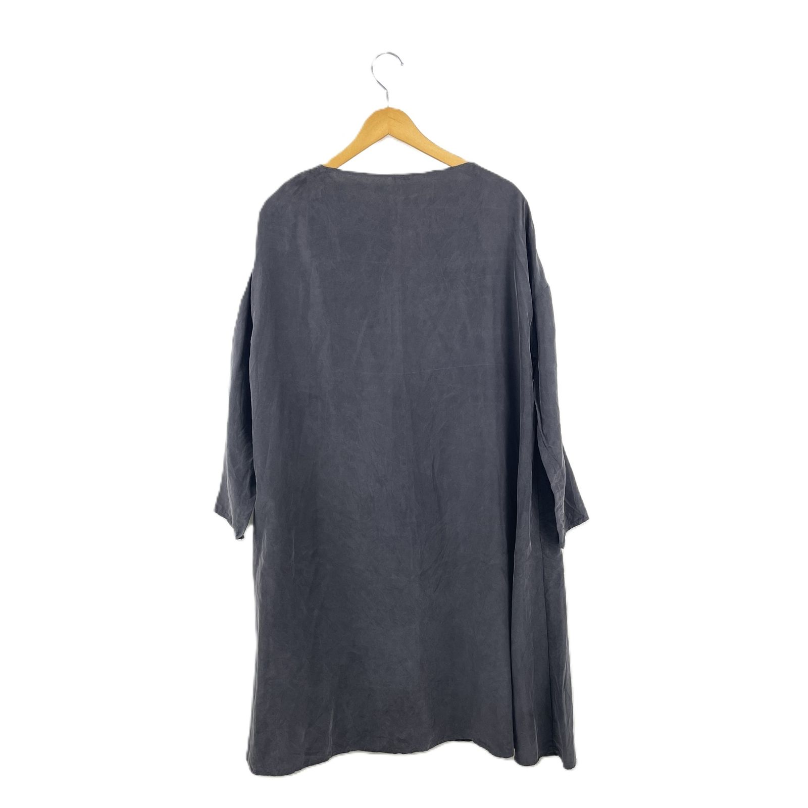 APUNTOB JOURNAL STANDARD LUXE アプントビー ジャーナル ラックス シルク ノー ワンピース ブラック グレー