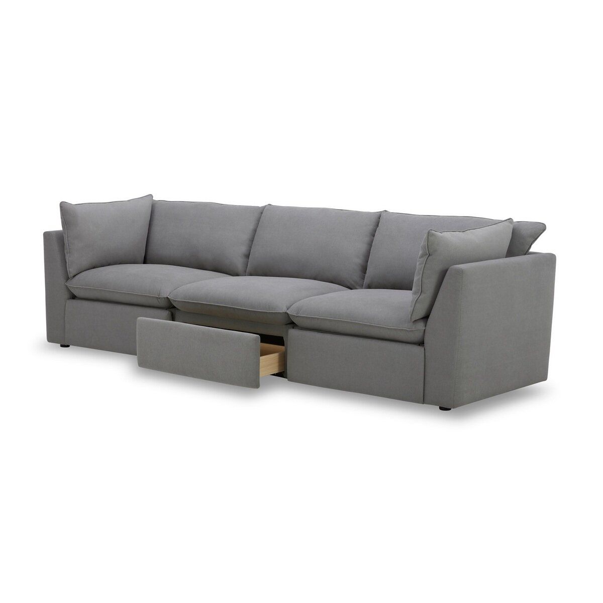 コストコ商品 Gilman Creek Furniture 布製 電動モジュラーソファ3 