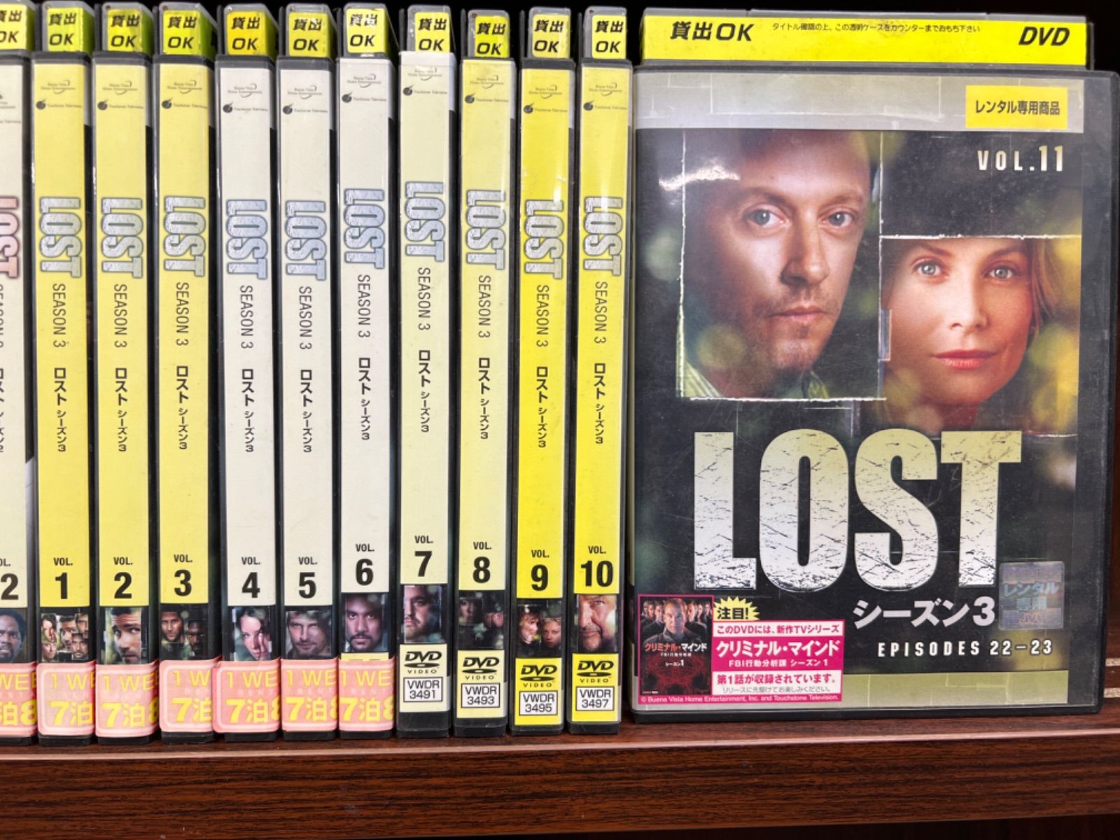 ＬＯＳＴ　シーズン1〜6   59枚セツト LOST ロスト シーズン1〜6 計59本セット R-20 - メルカリ