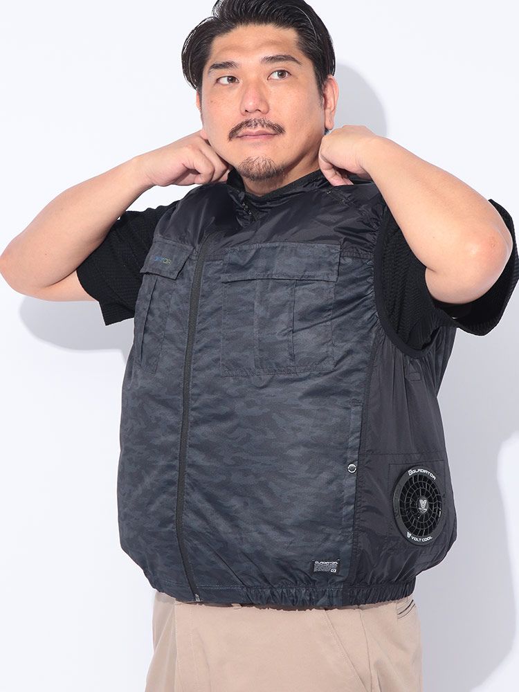 バートルICECRAFT クールベスト XL ブラック 冷却ファン付き バートル