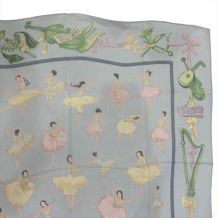 未使用 エルメス スカーフ ラダンス バレリーナ モスリン 希少