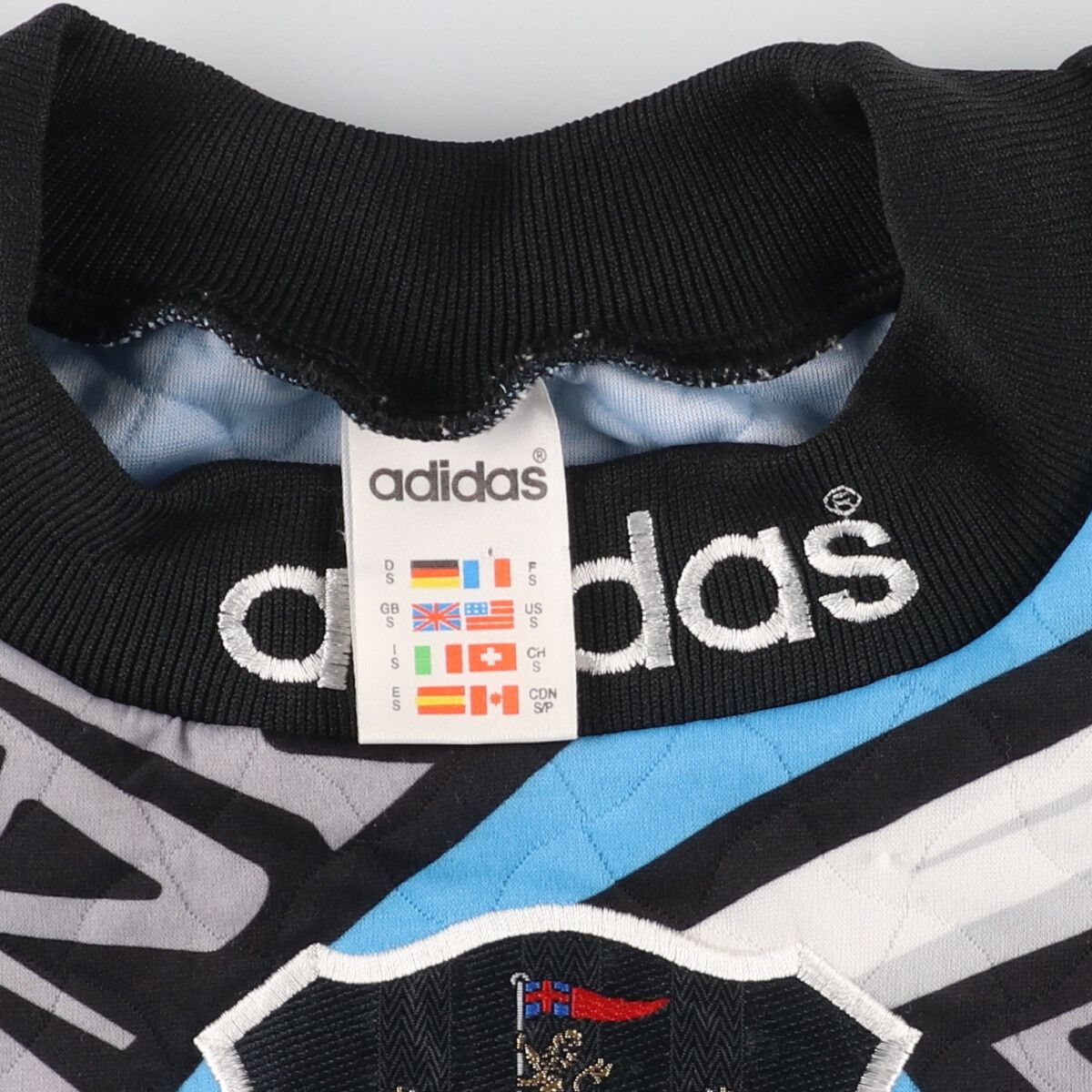 古着 90年代 アディダス adidas ニューカッスルユナイテッドFC 総柄