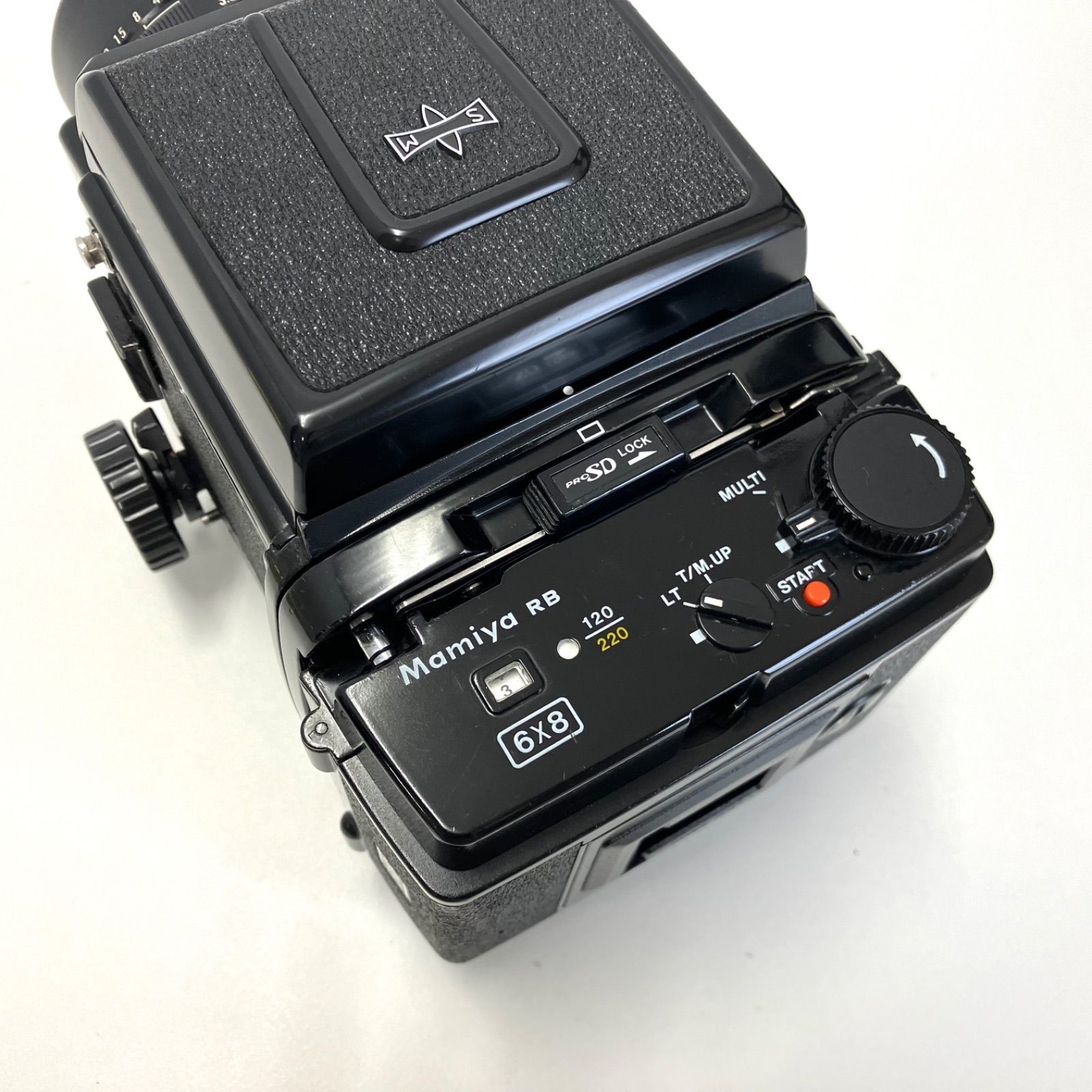 589220】 MAMIYA RB67 PRO SD / SEKOR C 127mm F3.8 電動ロール