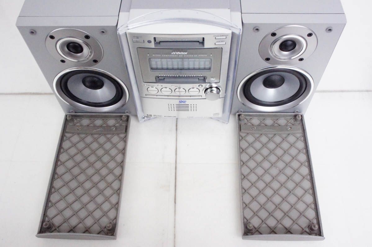 中古】Victorビクター DVD/MDコンポ UX-J99DVD Victor UX-W7DVD