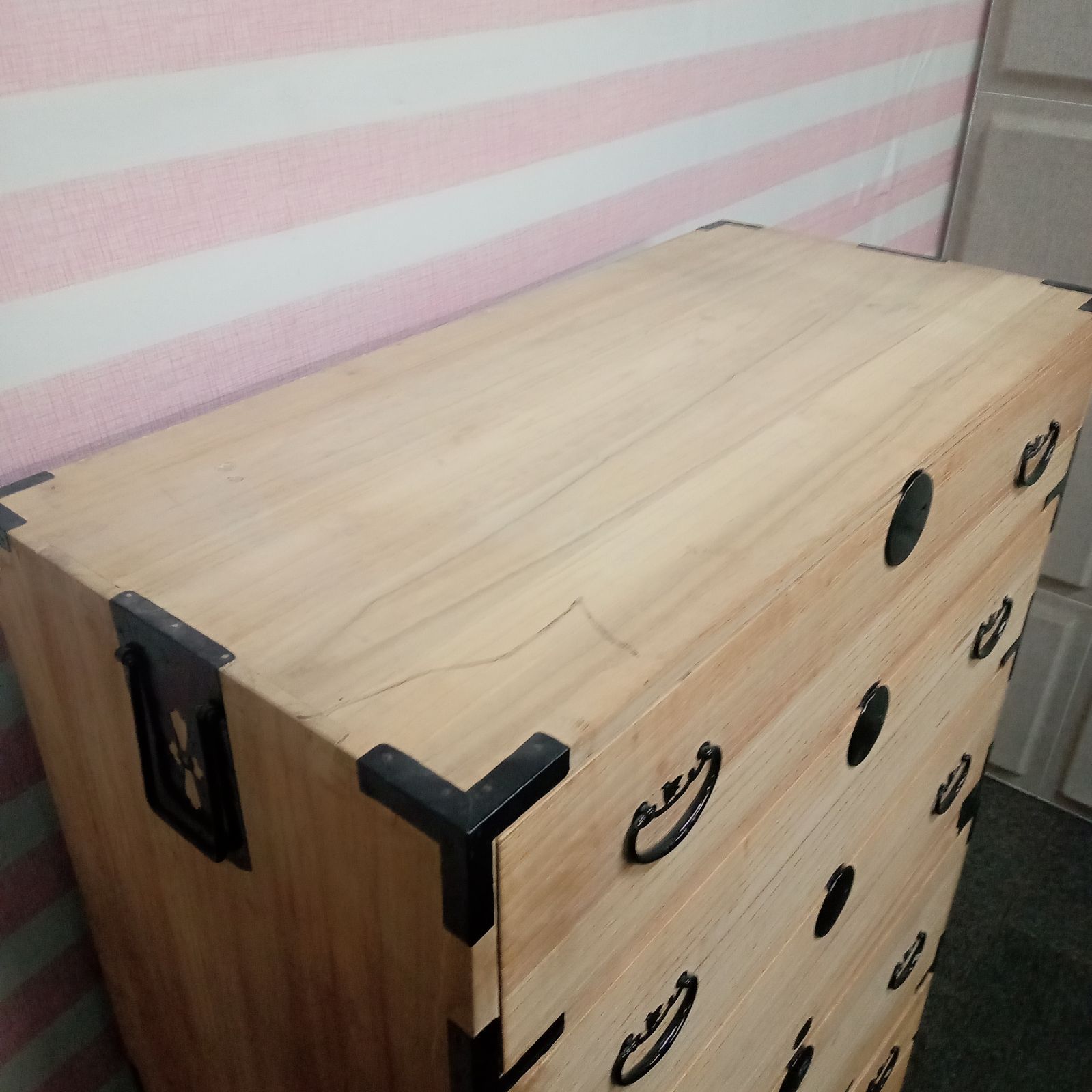 ◯ 箪笥 桐箪笥 上下セット 昭和レトロ アンティーク - メルカリ