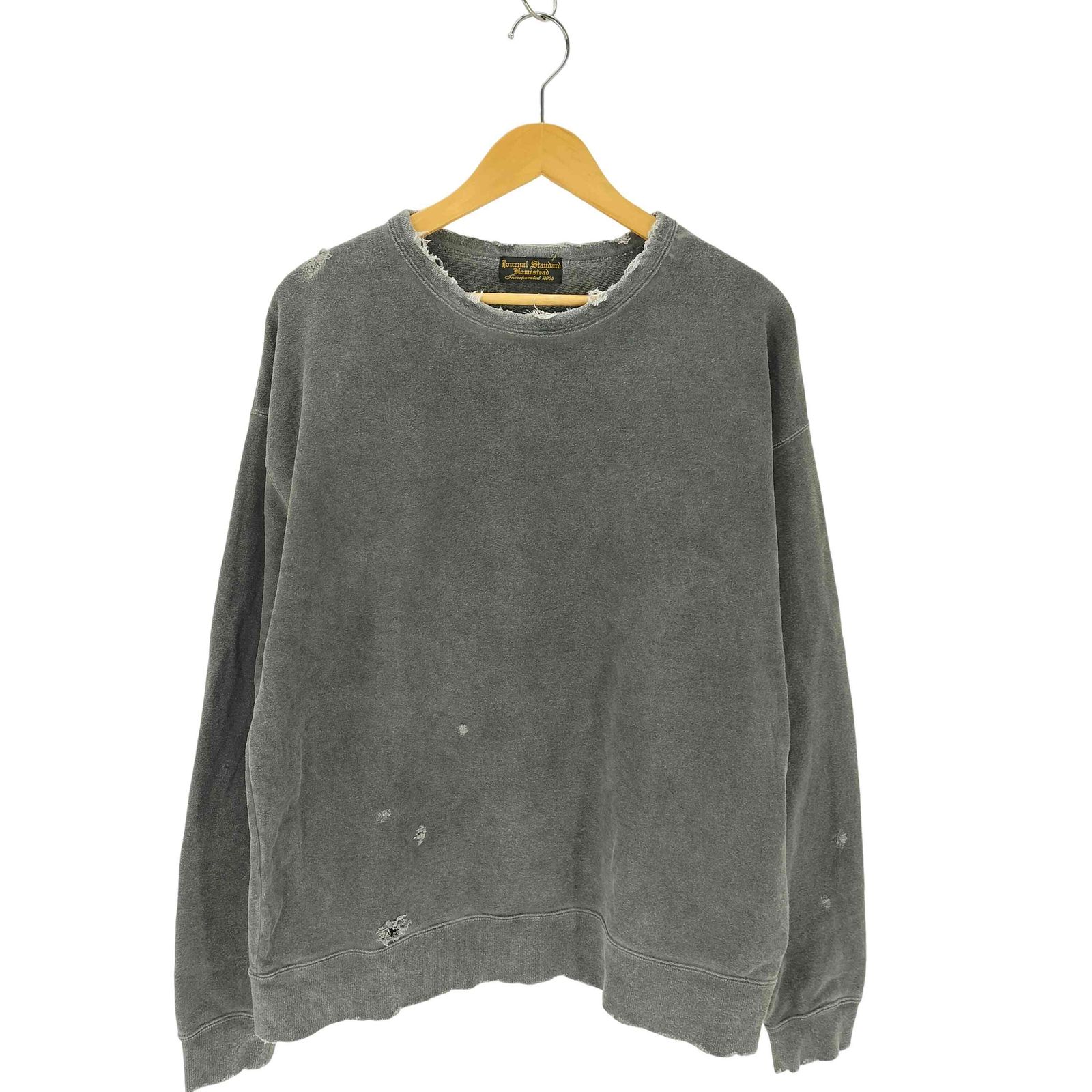 JOURNAL STANDARD J.S.Homesteadダメージスウェット ジャーナル