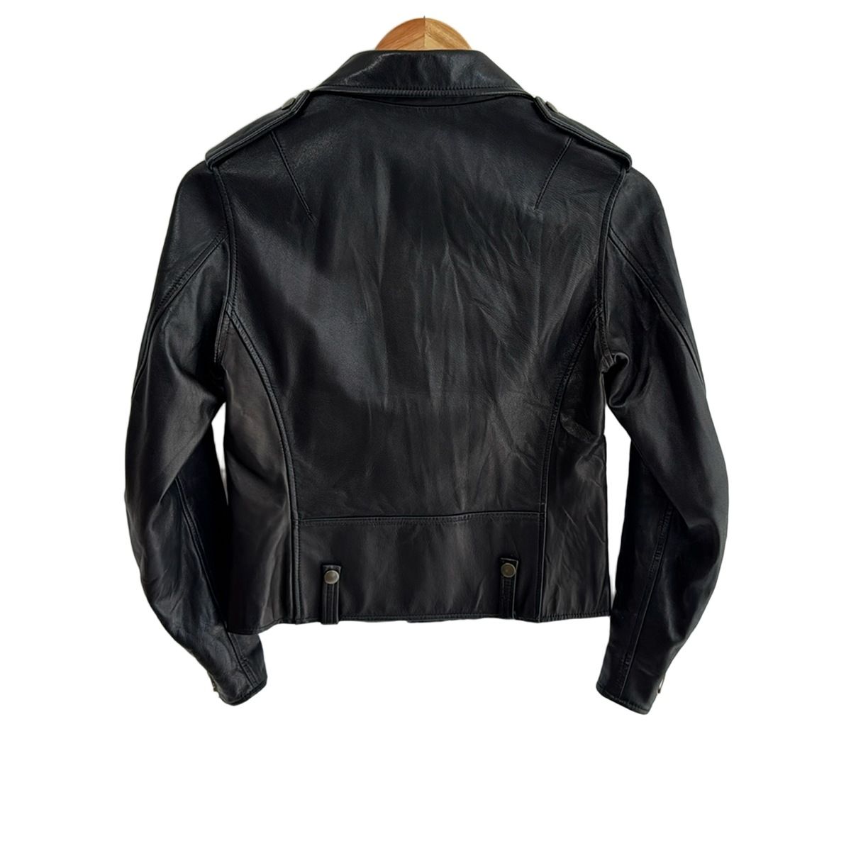 DEUXIEME CLASSE L allure ドゥーズィーエムクラスラリュー ライダースジャケット レディース - 黒 長袖 レザー 秋 春