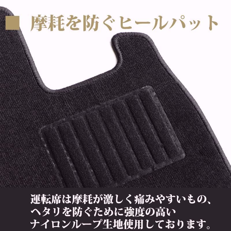 黒フロアマット ＆