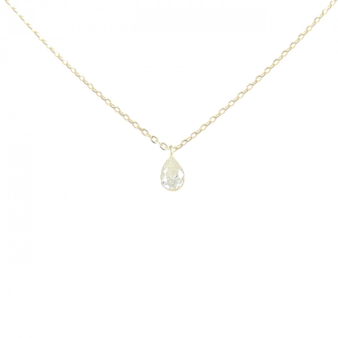 アガット ダイヤモンド ネックレス 0.1CT
