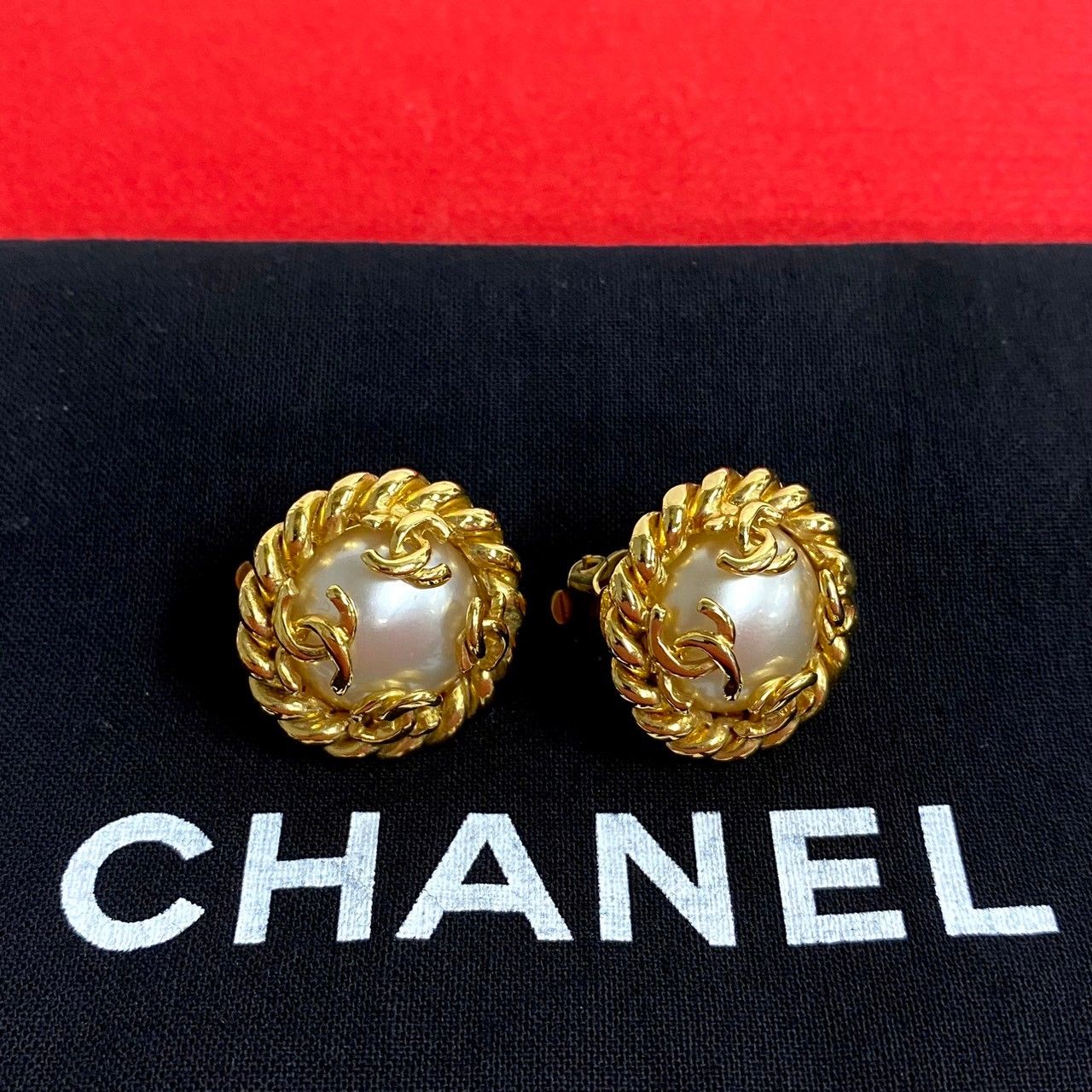 ほぼ未使用 コメ有 CHANEL シャネル ヴィンテージ 95A 刻印 ココマーク 