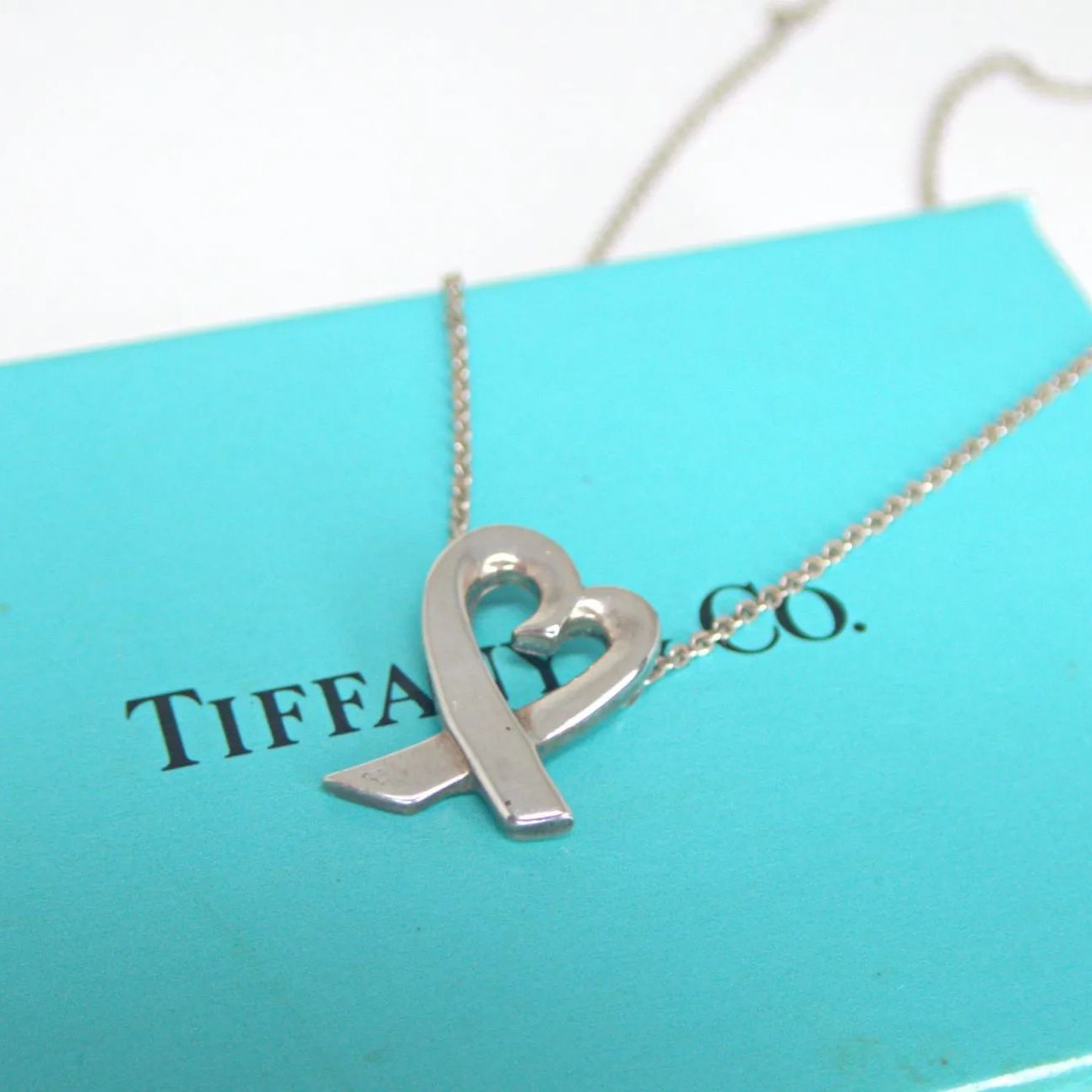 TIFFANY＆Co ティファニー ラビングハート SV925 ネックレス TIFFANY&Co. ティファニー ラビングハート ネックレス 1P