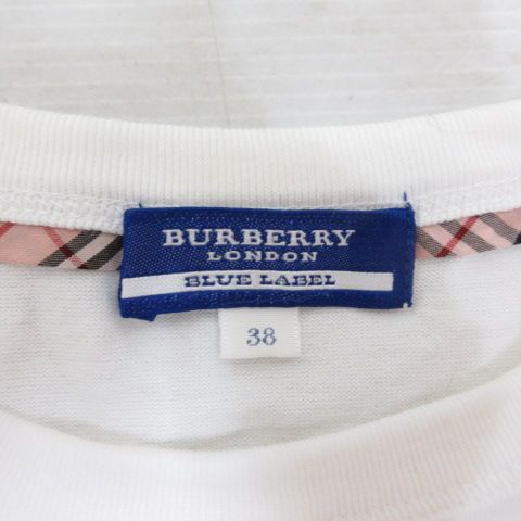 BURBERRY ブルーレーベル パーカー 38サイズ ホワイト BURBERRY ブルーレーベル パーカー 38サイズ ホワイト