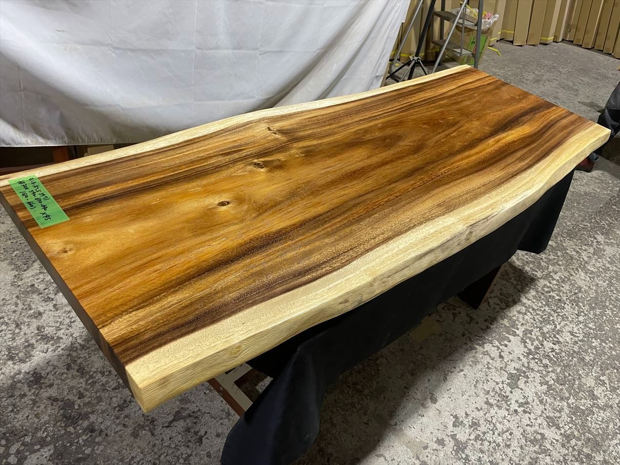 天然　一枚板　松　材木　天板　無垢板木材　カウンターテーブル オーク MOSAIQUE 無垢材 テーブル天板のみ 180cm×90cm 厚み30mm 1cm