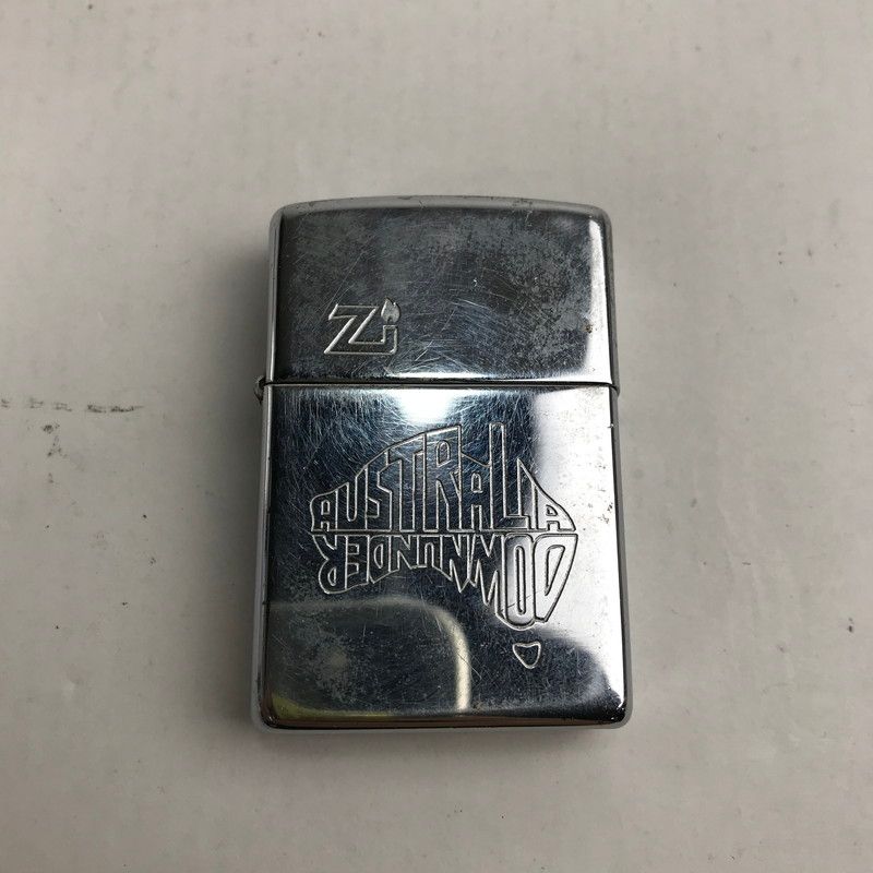 【中古品】ZIPPO ジッポ AUSTRALIA カラー：シルバー メンズ 【206-240720-st-1-fuz】