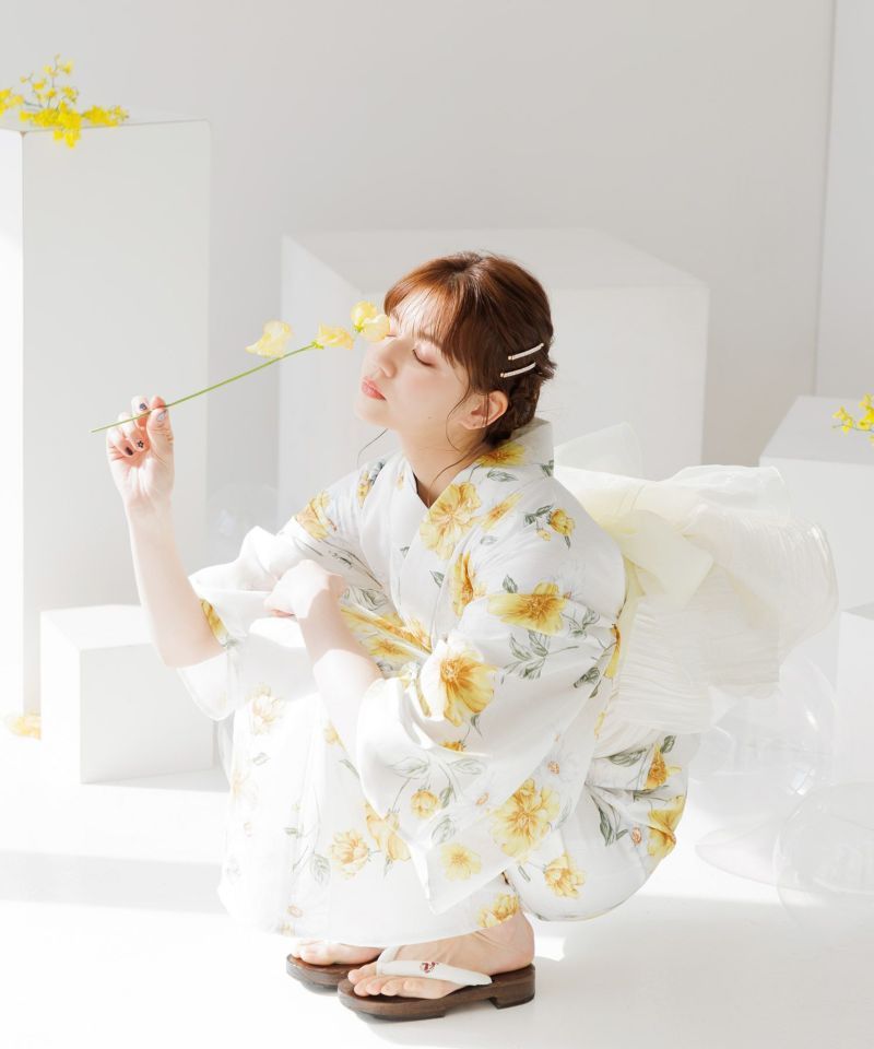 夏天の花ごろも】Dita ディータ 浴衣 5点セット レディース 2025