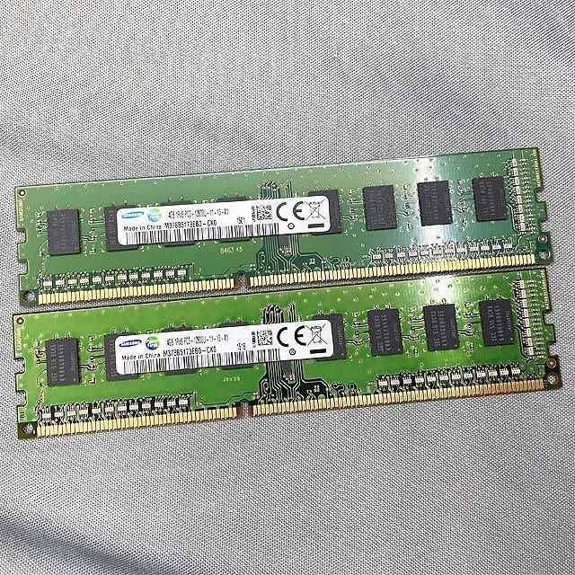 動作確認済】デスクトップPCメモリー DDR3 4GB 2枚セット③ - メルカリ