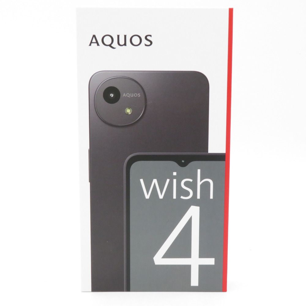 SHARP AQUOS wish4 SH-M27 ブラック(B) SIMフリー 利用制限- 未開封品