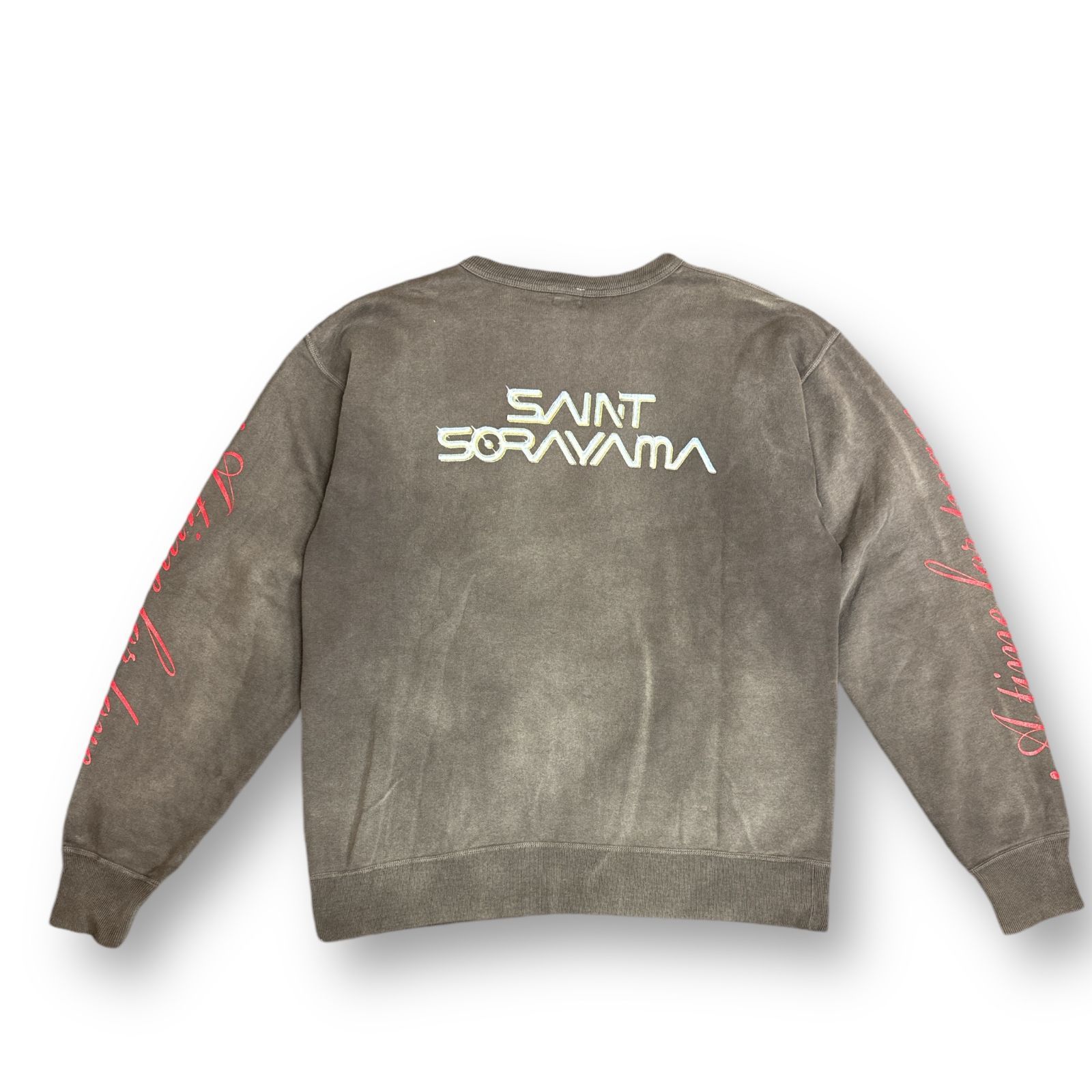 SAINT MICHAEL 22SS SWEAT SHIRT / SORAYAMA / 空山コラボ スウェット トレーナー セントマイケル  SM-S22-0000-074 ブラック系 L 76348A3 - メルカリ