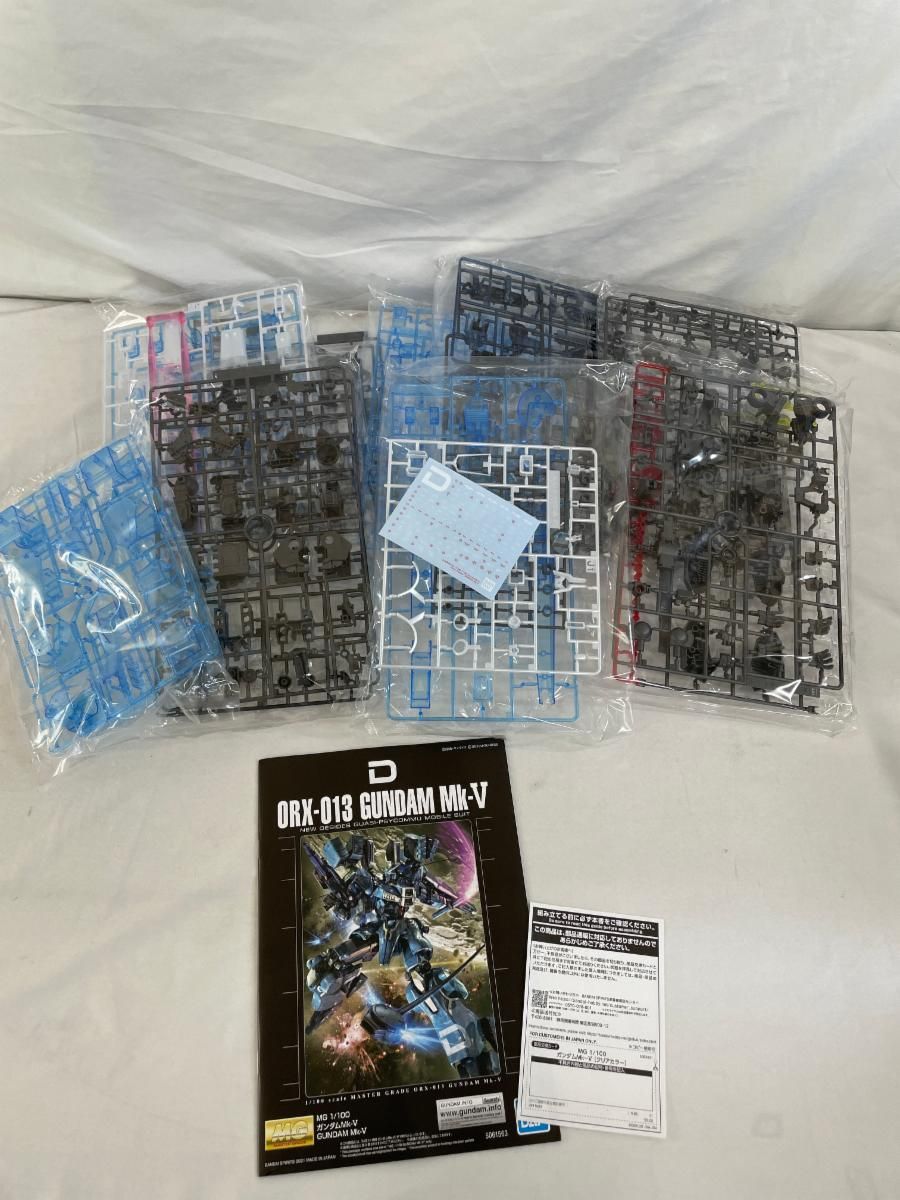 BANDAI - イベント限定 MG 1/100 ORX-013 ガンダムMk-V [クリアカラー] ガンダム・センチネル プラモデル(5063431) バンダイスピリッツ MG 1/100 ガンダムMk-V [クリアカラー]｜バンダイ ホビーサイト