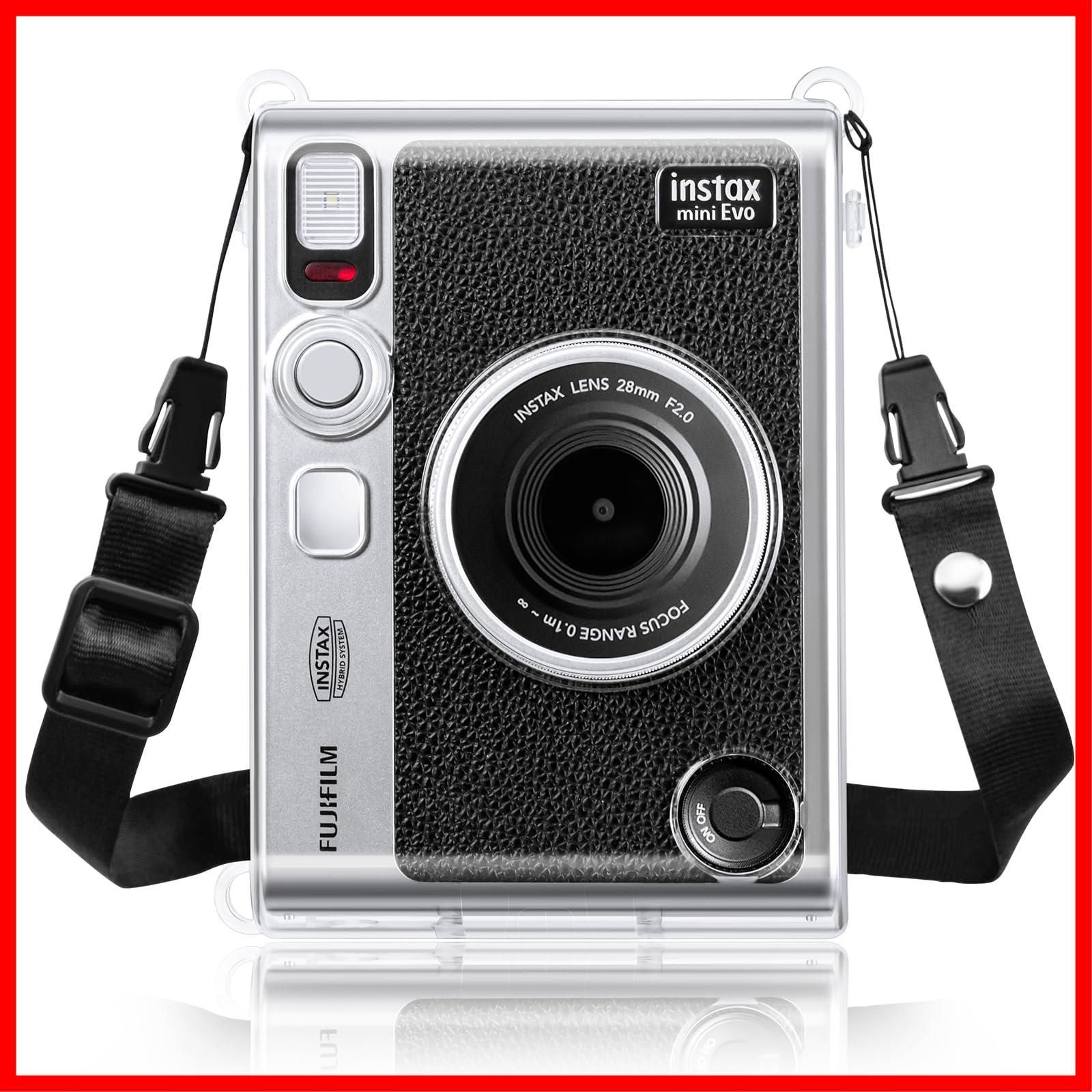 即日発送】Rieibi FUJIFILM instax mini Evo透明ケースショルダー ...