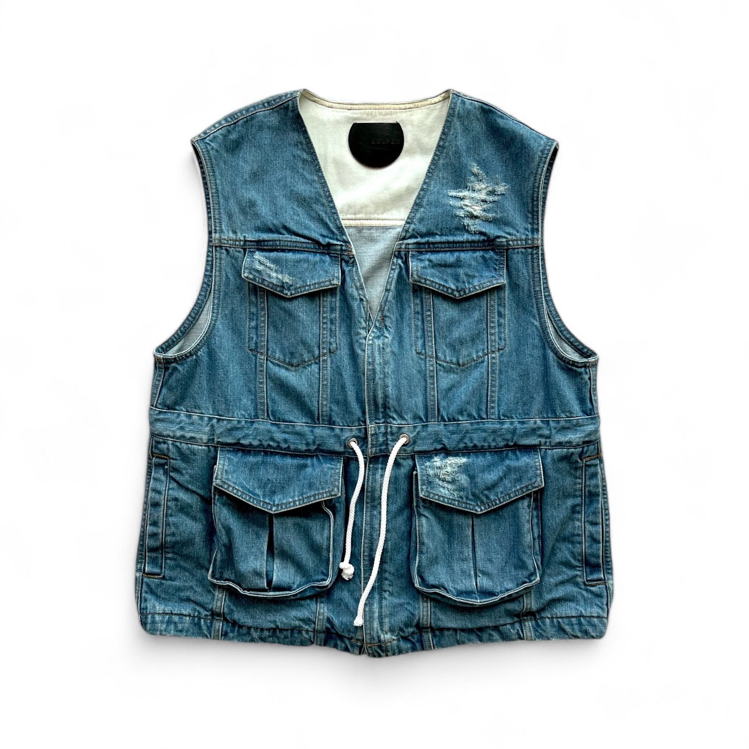 スペシャルオファ BELPER 22AW SHRINKED GILET ベルパー ジレ ベスト トップス