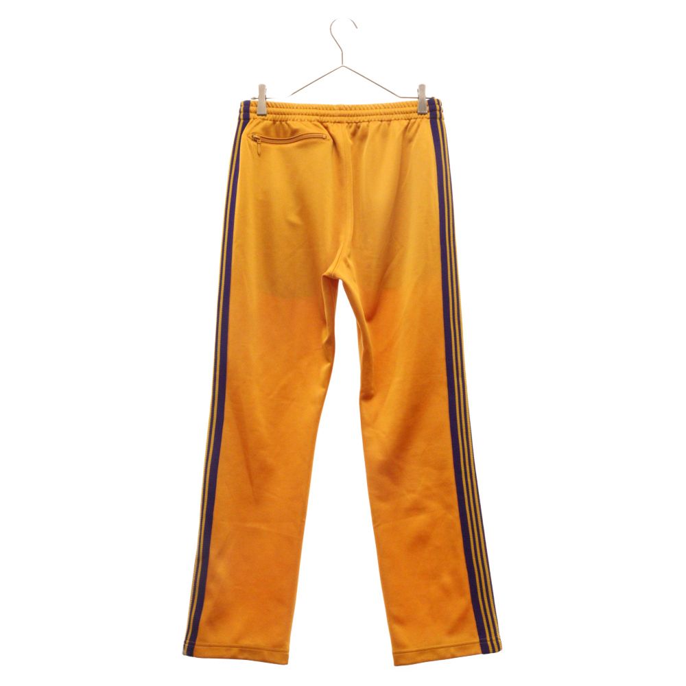 Needles (ニードルス) NARROW TRACK PANT POLY SMOOTH ナイロントラックパンツ イエロー/パープル KP221 -  メルカリ