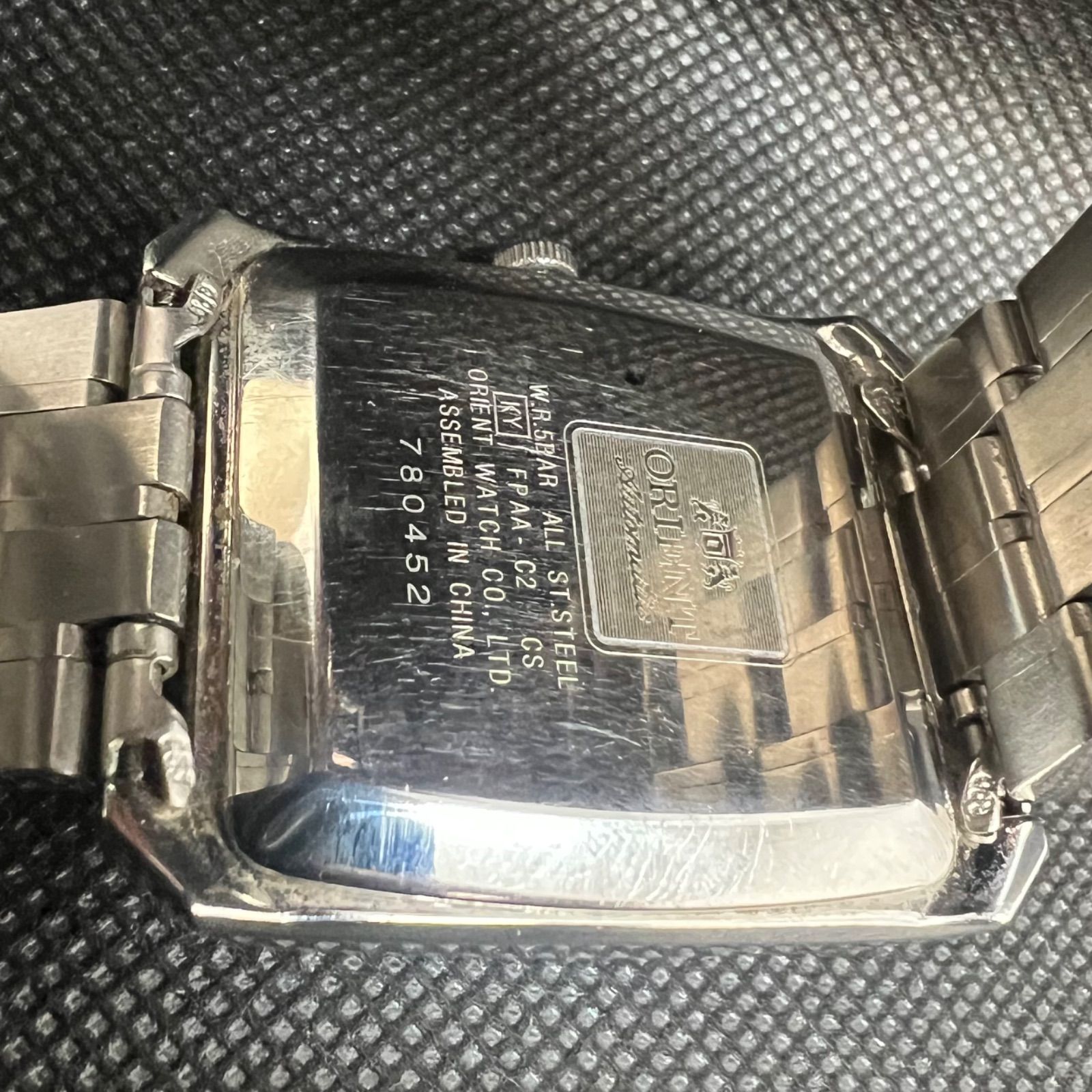 オリエント ERAM-A0 スクエア デイト 自動巻き 限定モデル】ORIENT オリエント 腕時計 スクエア型 自動巻き