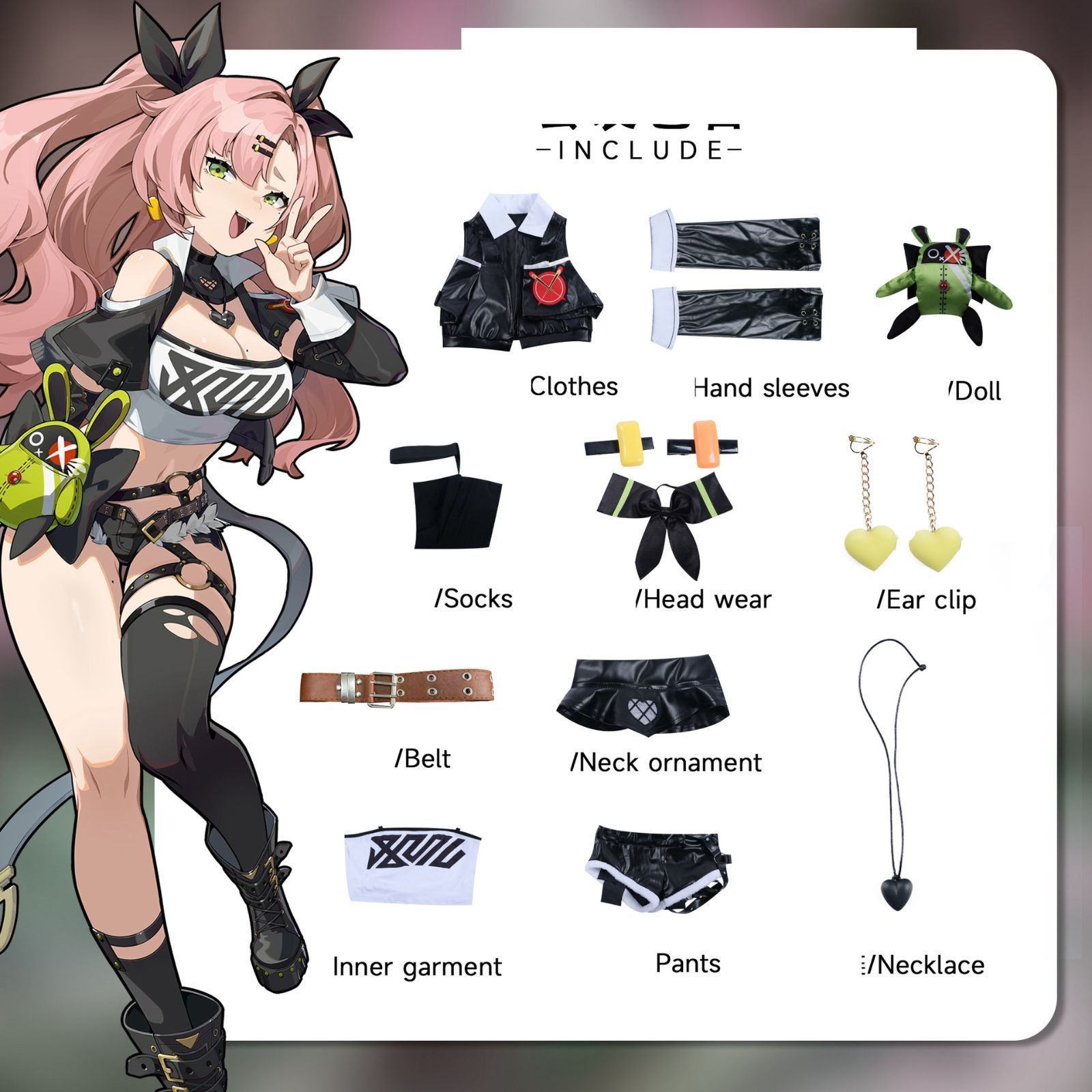 ゼンゼロ　ニコ・デマラ　Mサイズ　コスプレ衣装　ウィッグ付　ゼンレスゾーンゼロ Amazon.co.jp: ゼンレスゾーンゼロ コスプレ衣装 ニコ・デマラ