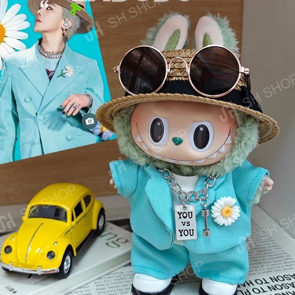 Labubu BIGBANG G-DRAGON ジヨン着用風 ぬいぐるみ服 7点 Labubu ぬいぐるみ服 7点セット BIGBANG G-DRAGON 着用風 ジヨン