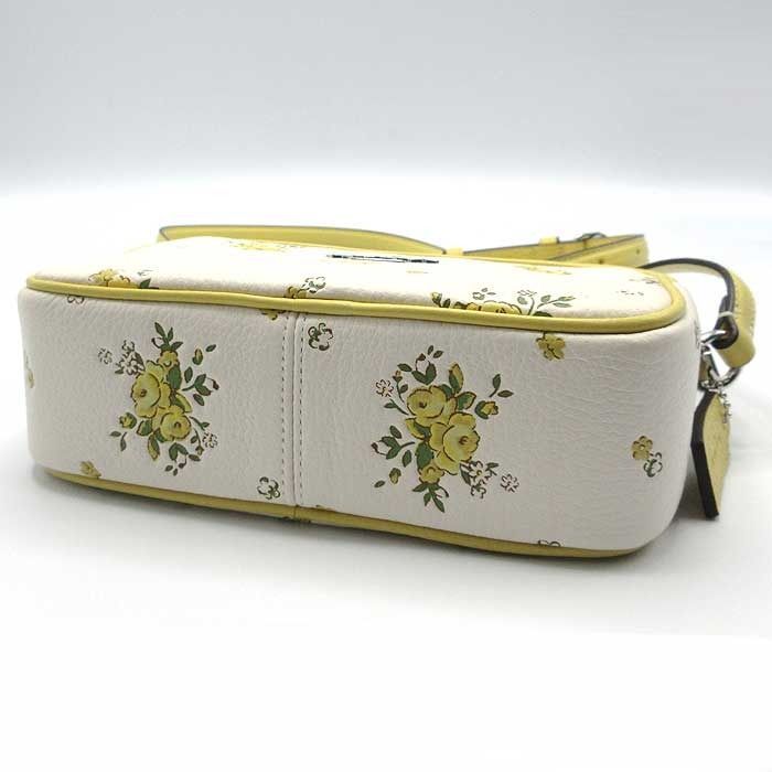 【新品】コーチ CAQ38 SVCAH (チョークマルチ) バッグ ショルダーバッグ COACH JAMIE レザー フローラル プリント ミニ カメラバッグ 斜め掛け アウトレット レディース 新品】コーチ CAQ38 SVCAH (チョークマルチ) バッグ ショルダーバッグ