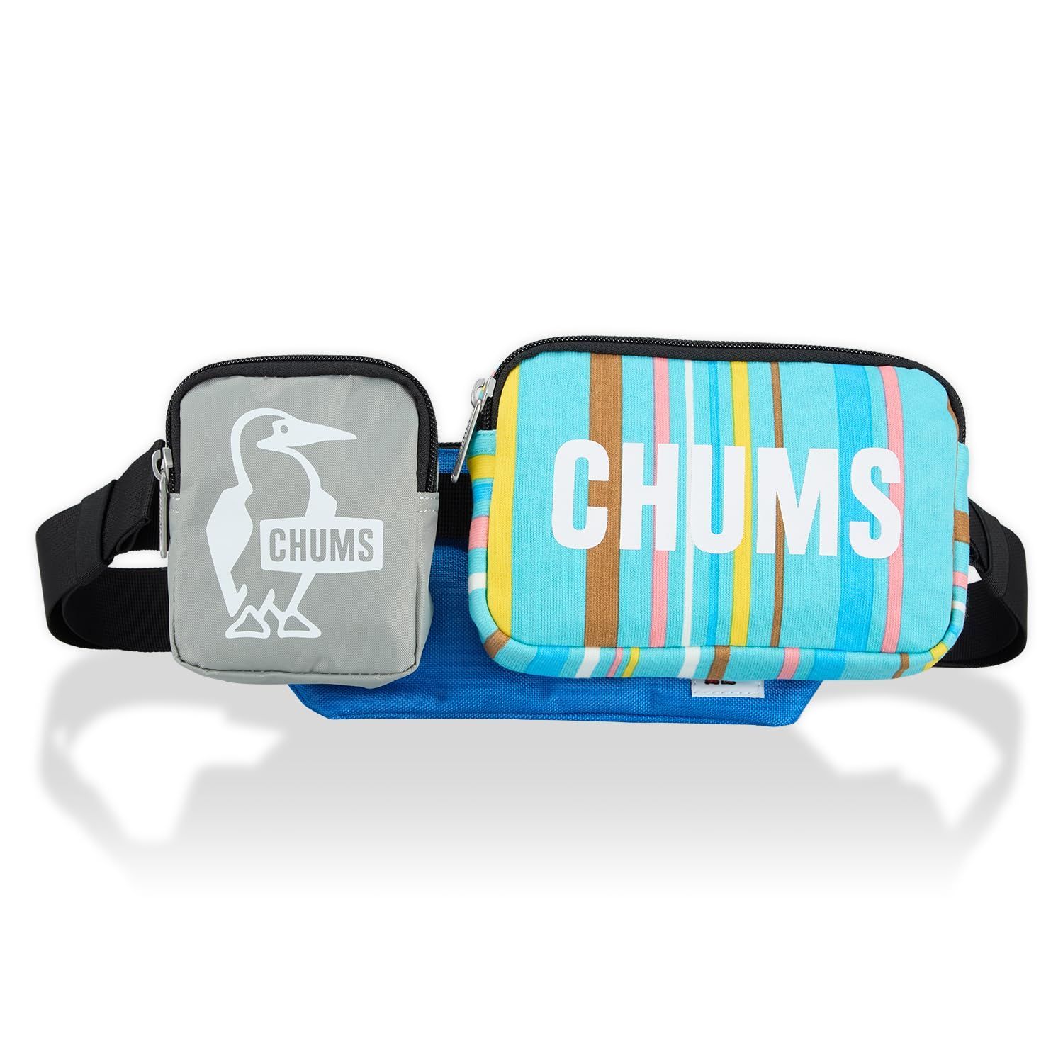 チャムス ショルダーバッグ 3 Pouch Body Bag Sweat Nylon メンズ